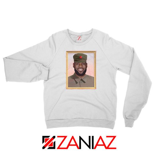 China King Lebron James New White Sweatshirt