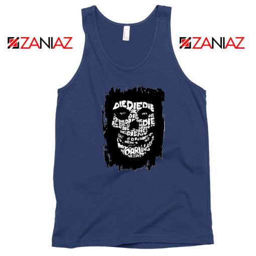 Die Die My Darling Song Cheap Navy Blue Tank Top