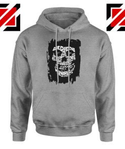 Die Die My Darling Song Cheap Sport Grey Hoodie