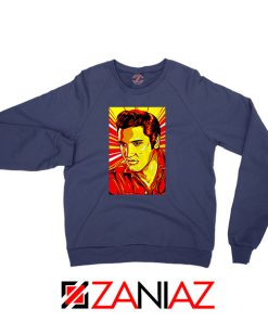 Elvis Presley Best Rock n Roll Navy Blue Sweatshirt