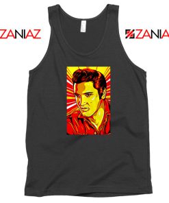 Elvis Presley Cheap Rock n Roll Black Tank Top