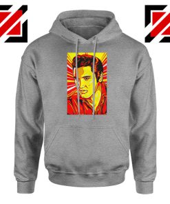 Elvis Presley New Rock n Roll Grey Hoodie