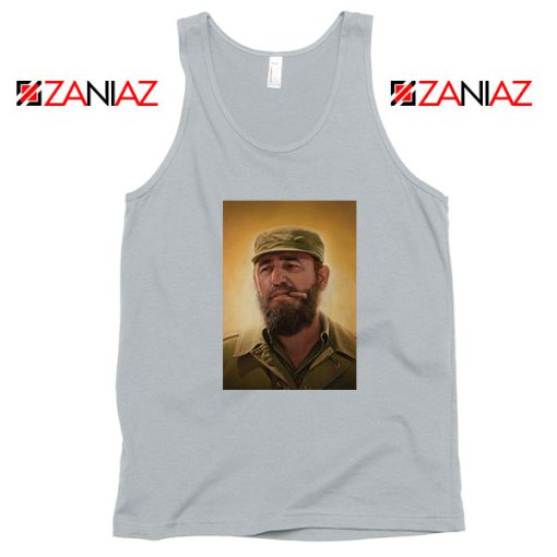 Fidel Castro Politician Best Grey Tank Tops