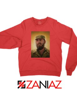 Fidel Castro Politician Best Red Sweatshirt