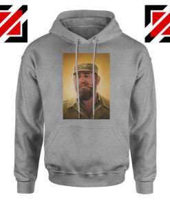 Fidel Castro Politician Nice Grey Hoodie