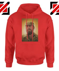 Fidel Castro Politician Nice Red Hoodie