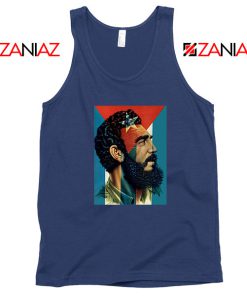 Fidel Castro Revolutionalist Navy Blue Tank Top