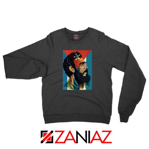 Fidel Castro Revolutionalist Nice Black Sweatshirt