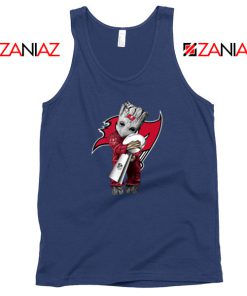 Groot Tampa Bay Buccaneers Best Navy Blue Tank Top