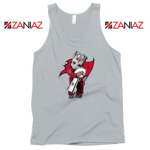 Groot Tampa Bay Buccaneers Best Sport Grey Tank Top