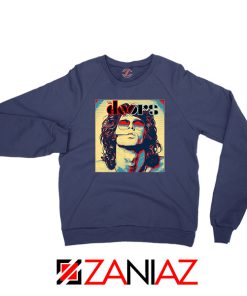 Jim Morrison American Poet Best Navy Blue Sweatshirt