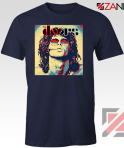 Jim Morrison American Poet Navy Blue Tshirt