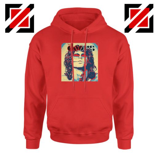 Jim Morrison American Poet New Red Hoodie