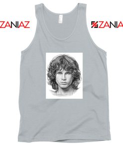 Jim Morrison Band The Doors Best Grey Tank Top