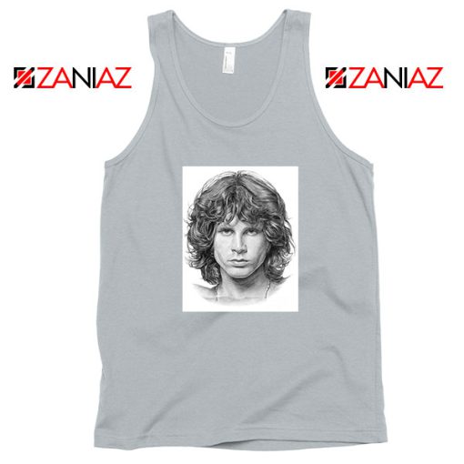 Jim Morrison Band The Doors Best Grey Tank Top