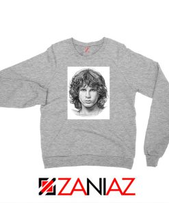 Jim Morrison Band The Doors Grey Sweatshirt