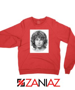 Jim Morrison Band The Doors Red Sweatshirt