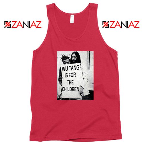 John Lennon For The Children Red Tank Top