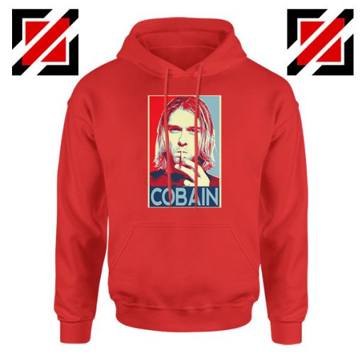 Kurt Cobain Legend Singer New Red Hoodie