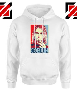 Kurt Cobain Legend Singer New White Hoodie