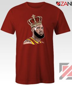 Lebron James Art NBA Best Red Tshirt