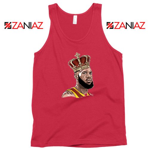 Lebron James Art NBA New Red Tank Top