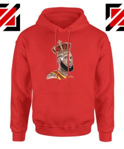 Lebron James Art NBA Shop Red Hoodie