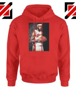 Lebron James Baseball Art Best Red Hoodie