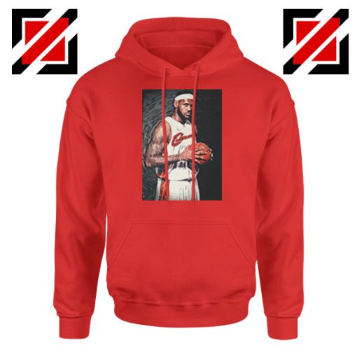 Lebron James Baseball Art Best Red Hoodie