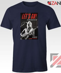 Lets Go Benjamin Orr The Cars Navy Blue Tshirt