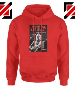 Lets Go Benjamin Orr The Cars Red Hoodie