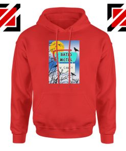 Motel Bates TV Series Cheap Red Hoodie