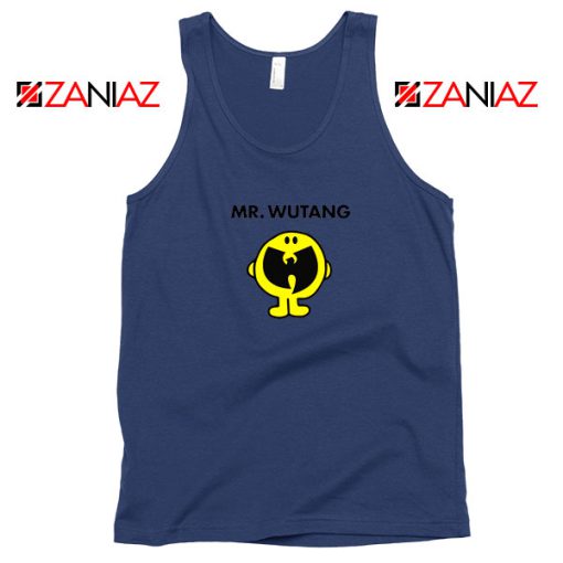 Mr Wutang American Hip Hop Navy Blue Tank Top