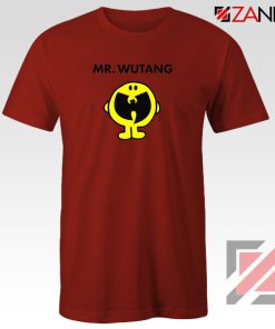 Mr Wutang American Hip Hop Red Tshirt