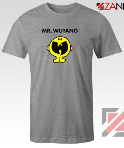 Mr Wutang American Hip Hop Sport Grey Tshirt