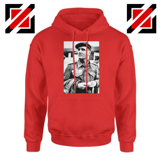 New Elvis Presley US Army Best Red Hoodie