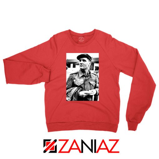 New Elvis Presley US Army Red Sweatshirt