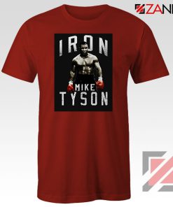 Nice Iron Mike Boxer MMA New Red Tshirt