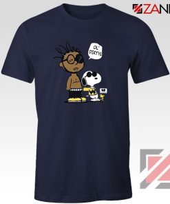 Ol Dirty Peanuts Cartoon Best Navy Blue Tshirt