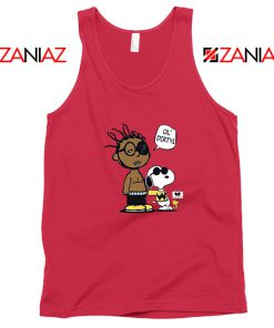 Ol Dirty Peanuts Cartoon Best Red Tank Top