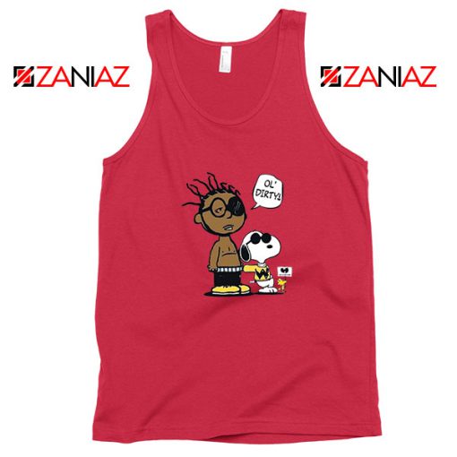 Ol Dirty Peanuts Cartoon Best Red Tank Top