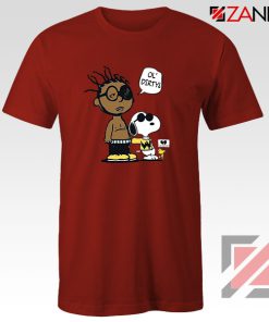 Ol Dirty Peanuts Cartoon Best Red Tshirt