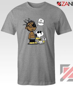 Ol Dirty Peanuts Cartoon Best Sport Grey Tshirt