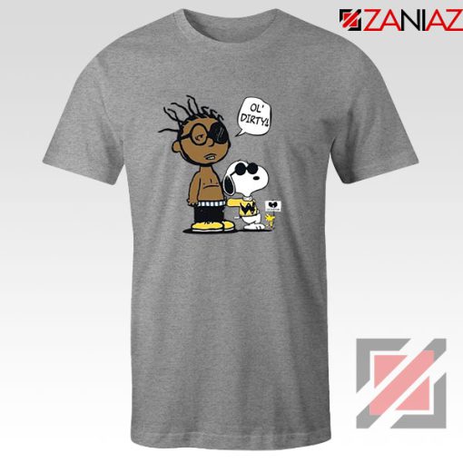 Ol Dirty Peanuts Cartoon Best Sport Grey Tshirt