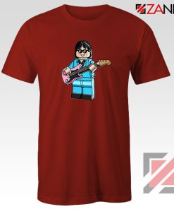 Ric Ocasek Lego The Cars Best Red Tshirt