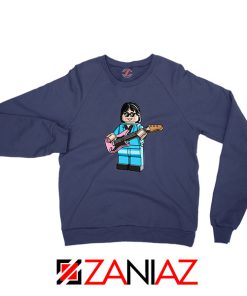 Ric Ocasek Lego The Cars New Navy Blue Sweatshirt