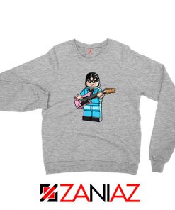 Ric Ocasek Lego The Cars New Sport Grey Sweatshirt