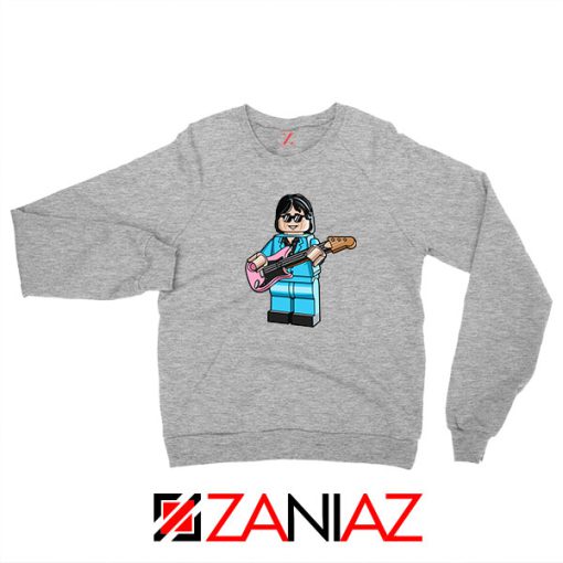 Ric Ocasek Lego The Cars New Sport Grey Sweatshirt