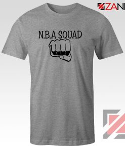 Shop NBA Squad Design Best Sport Grey Tshirt