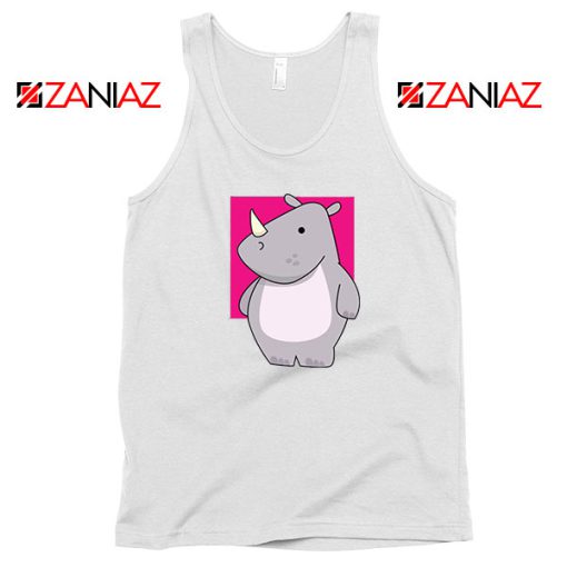 Team Building Rhino Mascot Tank Top